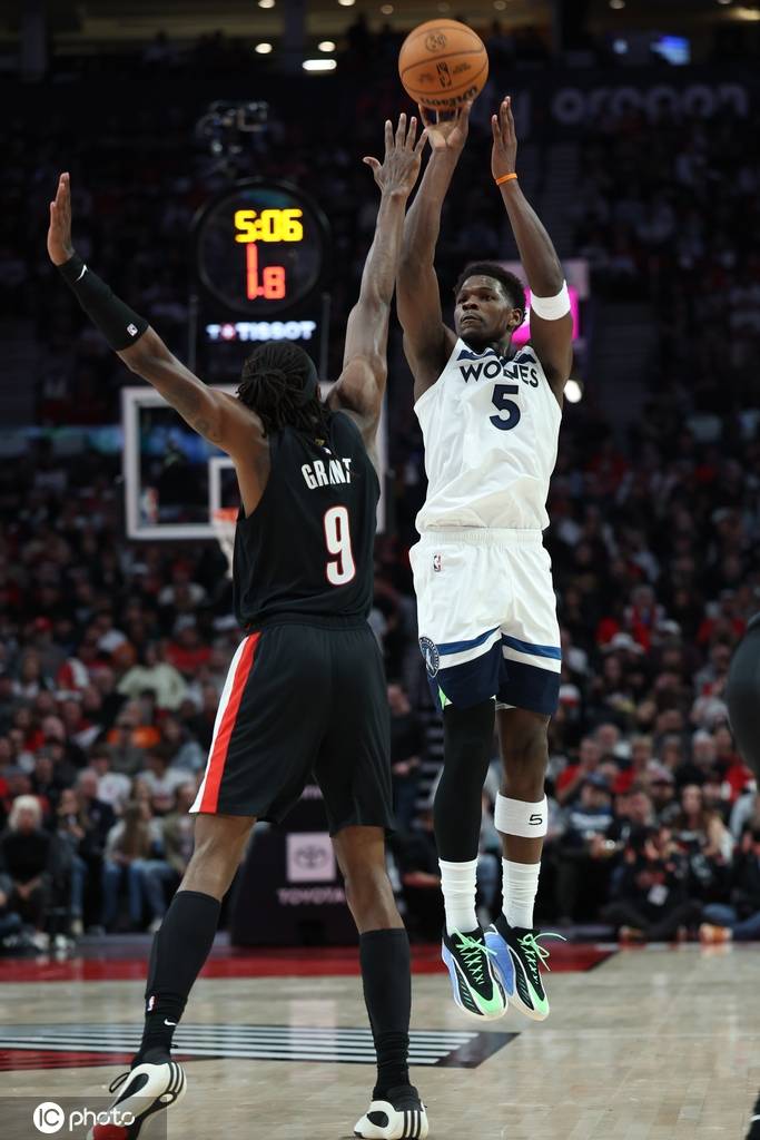 杨瀚森NBA生涯首秀2分1板 开拓者遭森林狼逆转